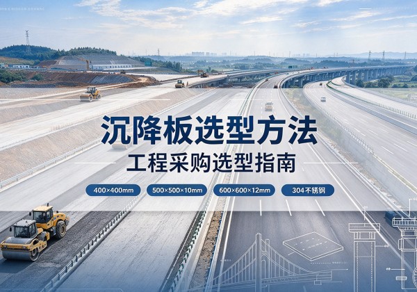 佛冈沉降板选择方法