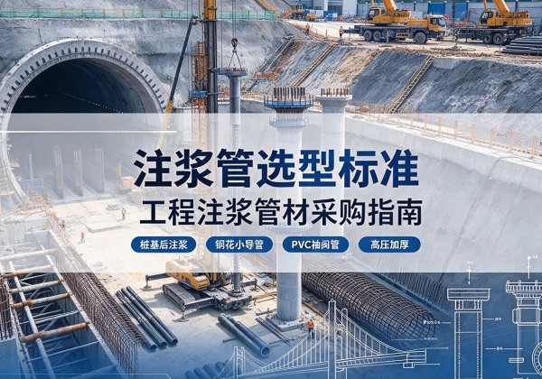 佛冈注浆管选型标准